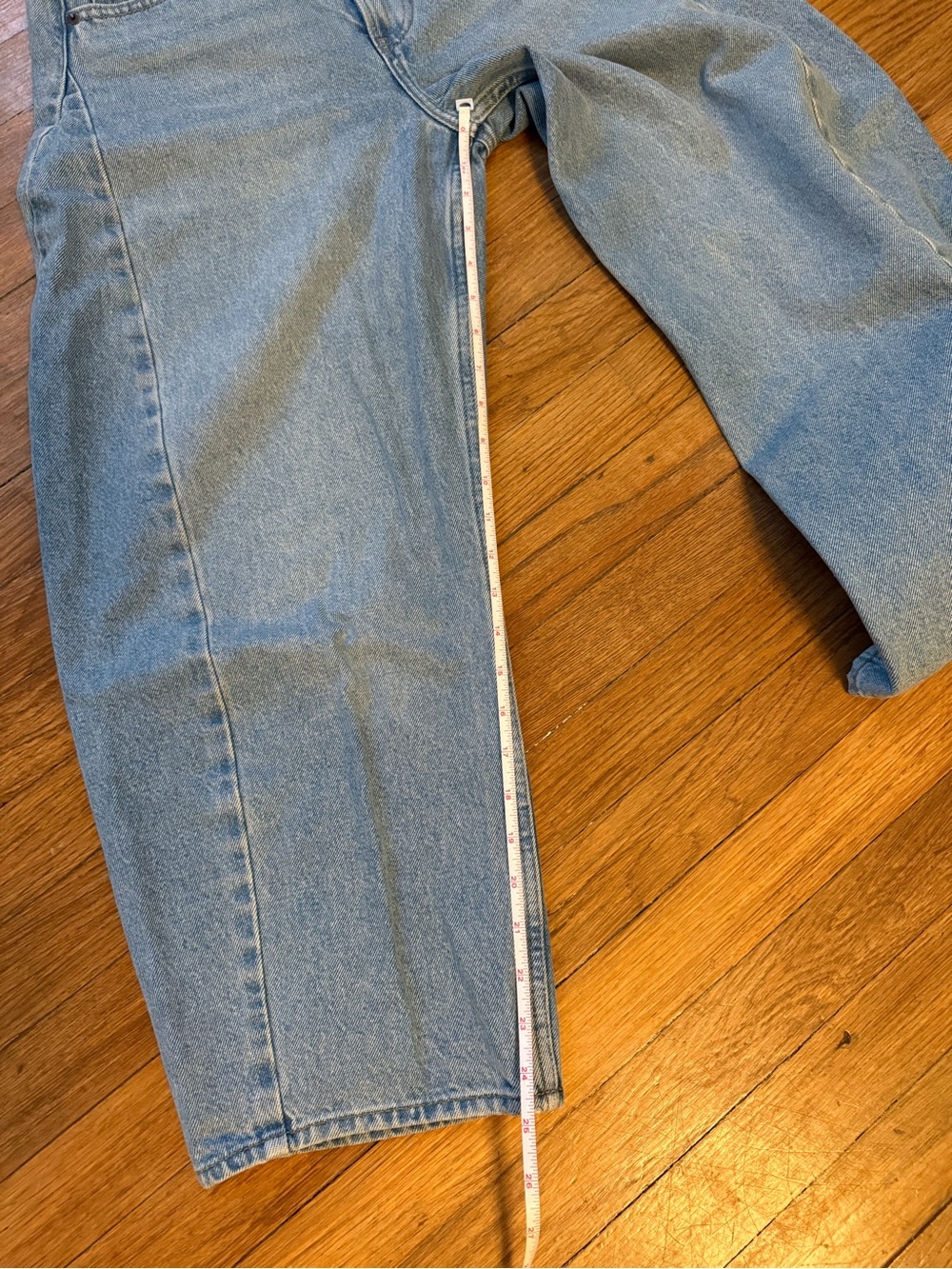 Abercrombie & Fitch The Barrel Jean Mid Rise size 25 short Curve Love - Picture 5 of 5